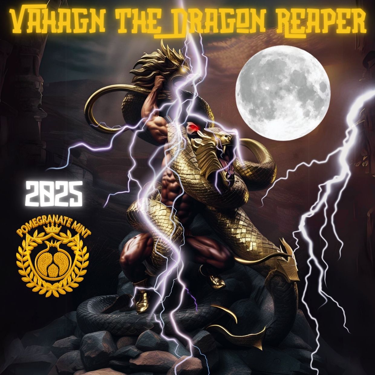 PRE-ORDER 2025 Vahagn the Dragon Reaper 1 oz Silver Proof Coin